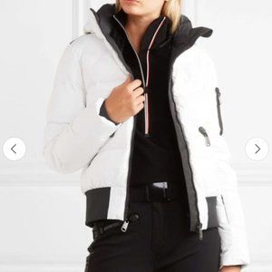 Women Goldbergh White Quilted Star Ski Jacket New With Tags